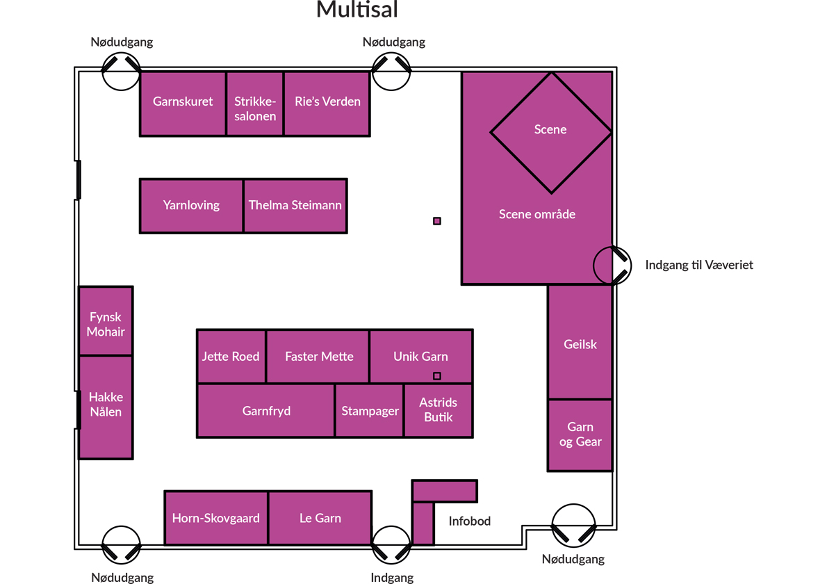Udstillere i Multisalen 2025